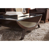 Bella Donna Rectangular Cocktail Table, Caviar