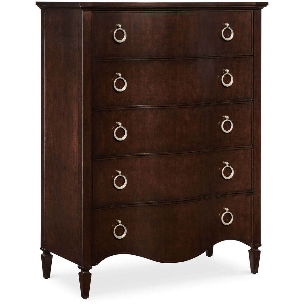 Bella Donna 5 Drawer Chest, Caviar