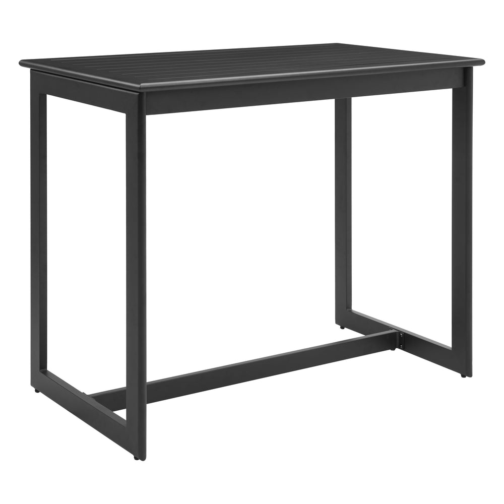 Midnight Wave Bar Table, Black