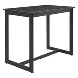 Midnight Wave Bar Table, Black