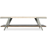 Boomerang Rectangular Cocktail Table-Furniture - Accent Tables-High Fashion Home