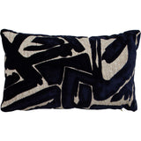 ACDC Lumbar Pillow, Indigo