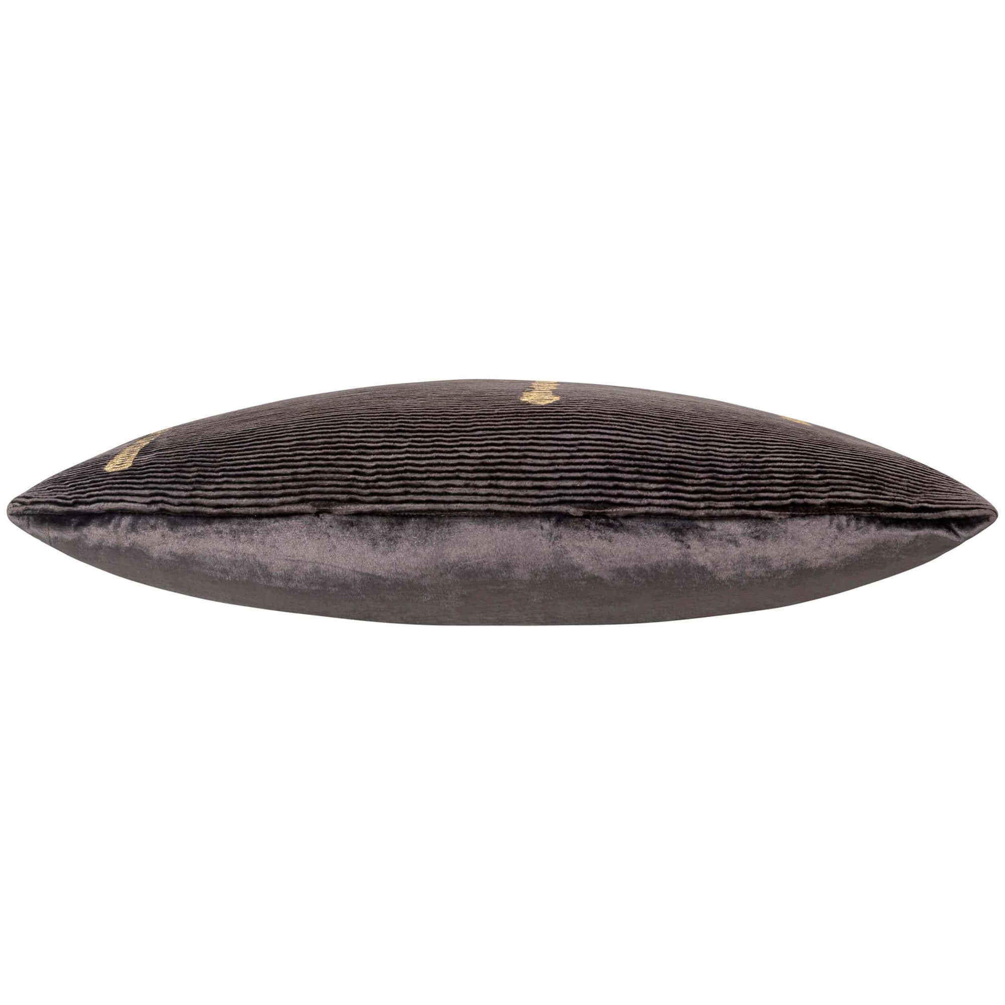 Adele Pillow, Charcoal/Gold – High Fashion Home