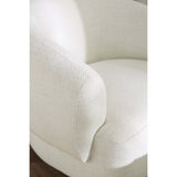 Nyles Swivel Chair, Chalk-Furniture - Chairs-High Fashion Home