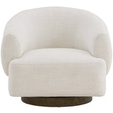 Nyles Swivel Chair, Chalk