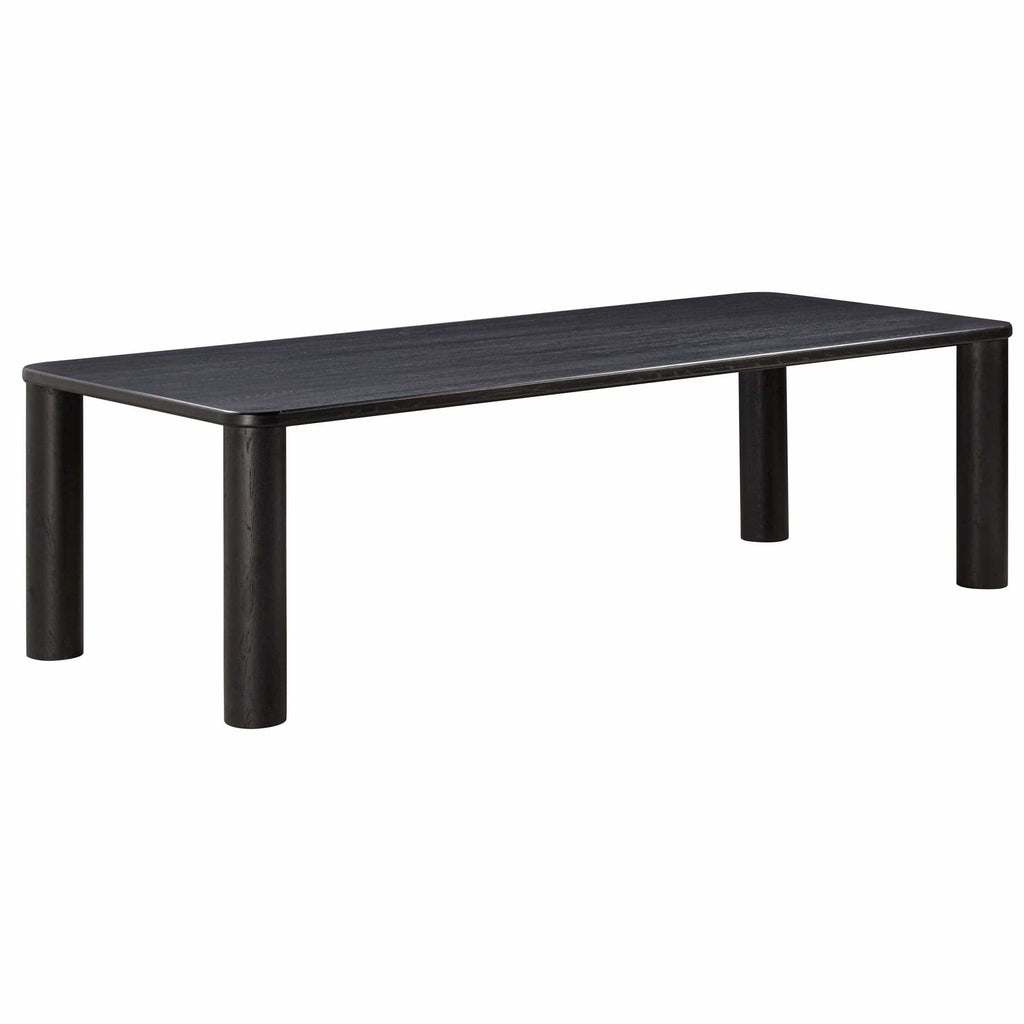 Akola Rectangular Dining Table, Black – High Fashion Home