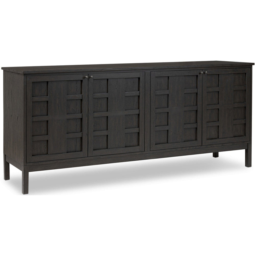 Alessio Sideboard, Smoked Black-Furniture - Storage-High Fashion Home