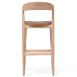 Amare Leather Bar Stool, Sonoma Butterscotch-Furniture - Dining-High Fashion Home