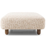 Aniston Rectangular Ottoman, Solema Cream-Furniture - Chairs-High Fashion Home