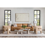 Axel Leather Sofa, Landry Fawn