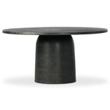 Basil 60" Outdoor Dining Table, Aged Grey-Furniture - Outdoor-High Fashion Home