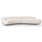 Belen 2-Piece Right Chaise Sectional, Nomad Snow