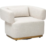 Bellamy Swivel Chair, Nathan Wheat-Furniture - Chairs-High Fashion Home