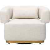 Bellamy Swivel Chair, Nathan Wheat-Furniture - Chairs-High Fashion Home