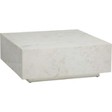 Bennett Coffee Table, Polar White