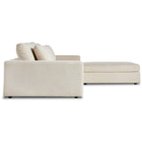 Bloor 3 Piece Sofa w/Ottoman, Clairmont Sand-Furniture - Sofas-High Fashion Home