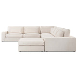 Bloor 6 Piece Sectional w/Ottoman, Essence Natural-Furniture - Sofas-High Fashion Home