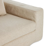 Bloor 98" Slipcover Sofa, Antwerp Natural