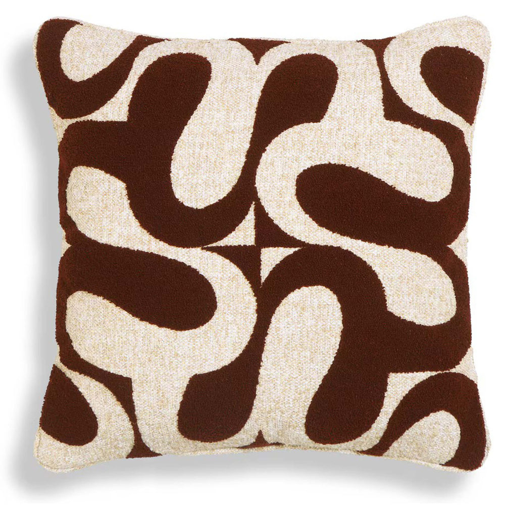 Bonney Accent Cushion, Chocolate Brown