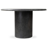 Bonnie Dining Table, Textured Black-Furniture - Dining-High Fashion Home