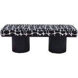 Botoia Bench, Black & White