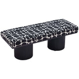 Botoia Bench, Black & White