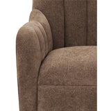 Bowie Swivel Chair, Cool Brown