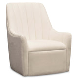 Bowie Swivel Chair, White