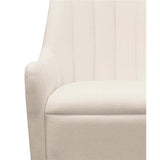 Bowie Swivel Chair, White