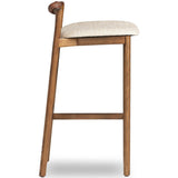 Braden Bar Stool, Alcala Wheat-Furniture - Dining-High Fashion Home