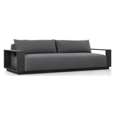 Branford Outdoor Metal Sofa, Arashi Graphite-Furniture - Sofas-High Fashion Home