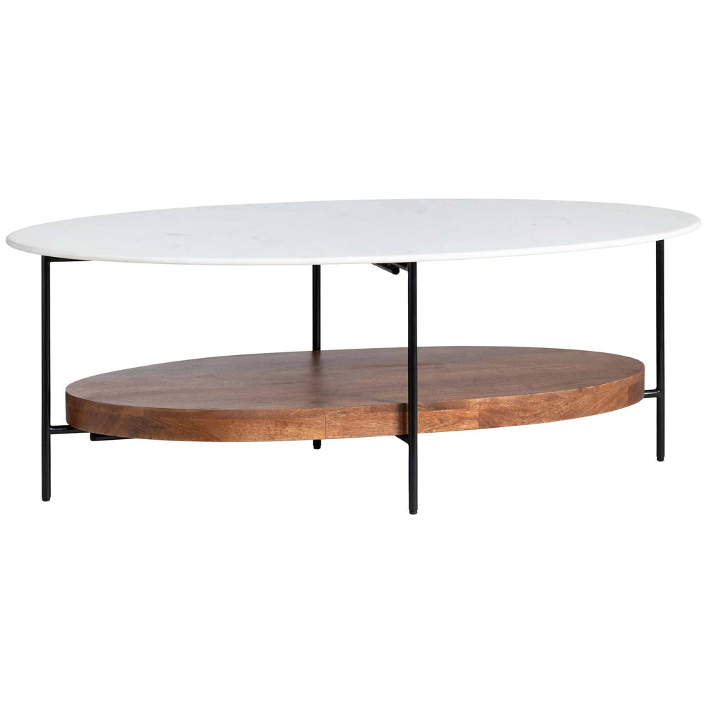 Brewpub Oval Cocktail Table-Furniture - Accent Tables-High Fashion Home