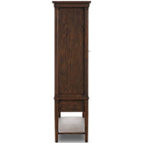 Brimley Wide Cabinet, Aged Pine-Furniture - Storage-High Fashion Home