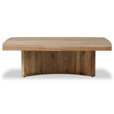 Brinton Square Coffee Table, Rustic Oak