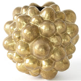 Bubble Vase, Antique Gold-Accessories-High Fashion Home