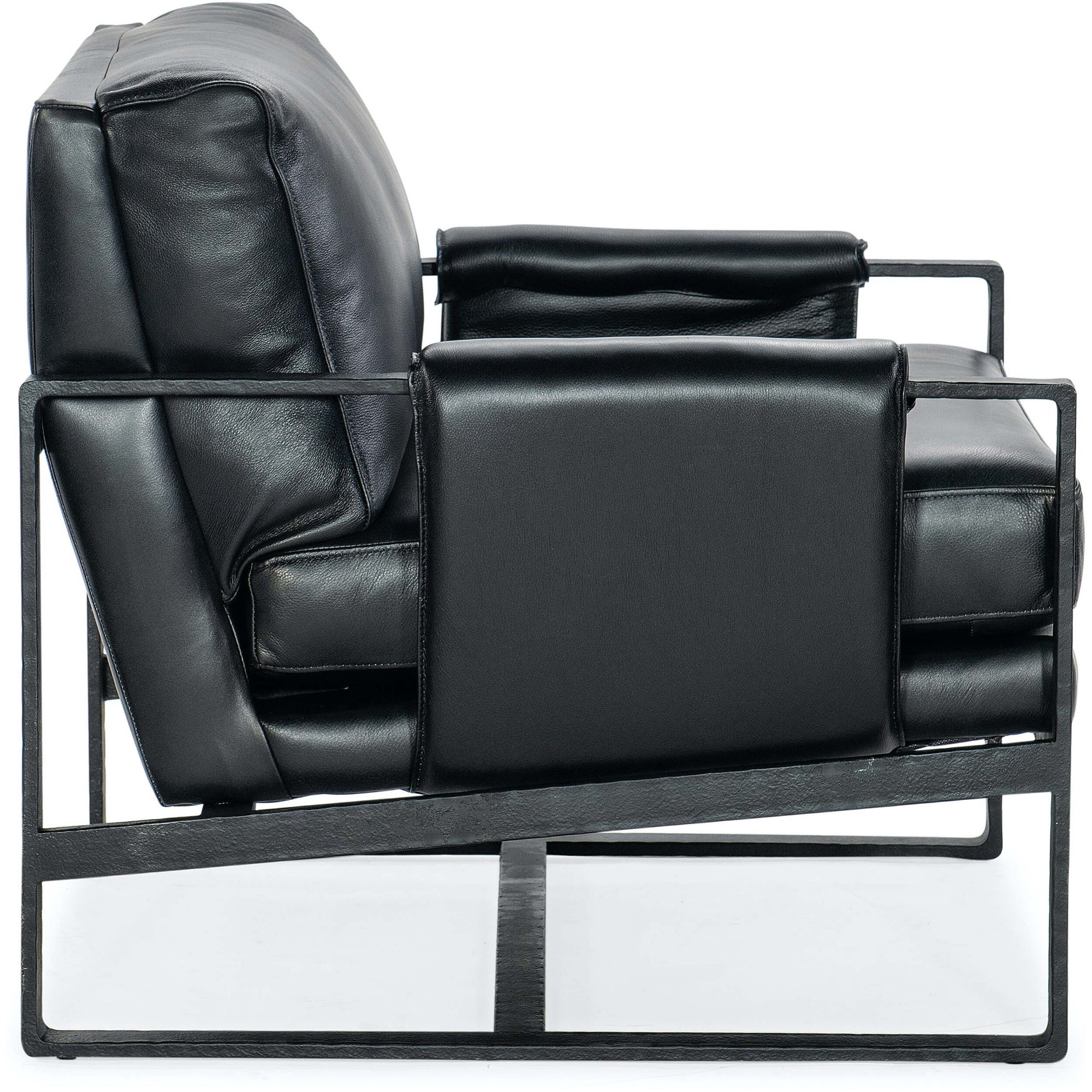 Dante Leather Chair, Riviera Long Night – High Fashion Home