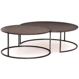 Catalina Nesting Coffee Table, Antique Copper