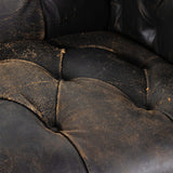 Maxx Leather Sofa, Destroyed Black