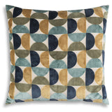 Crescent Pillow, Ocean-Accessories-High Fashion Home