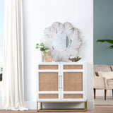 Biscayne Cabinet, White-Furniture - Storage-High Fashion Home