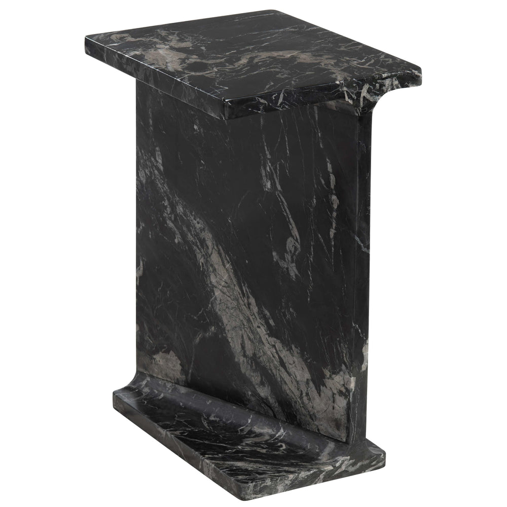 Cassius Accent Table, Black-Furniture - Accent Tables-High Fashion Home