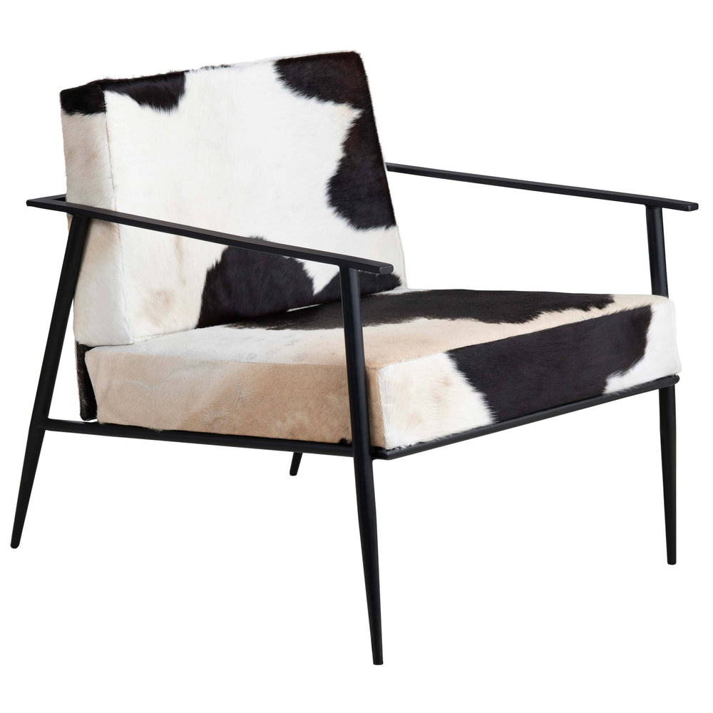 Ranchero Chair, Black/White-Furniture - Chairs-High Fashion Home