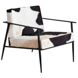 Ranchero Chair, Black/White-Furniture - Chairs-High Fashion Home