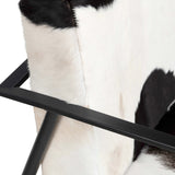 Ranchero Chair, Black/White-Furniture - Chairs-High Fashion Home