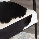 Ranchero Chair, Black/White-Furniture - Chairs-High Fashion Home