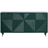 Evergreen 4 Door Sideboard, Green-High Fashion Home