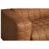 Callan Leather Sofa, Tan