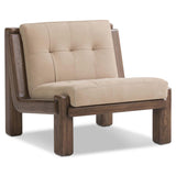 Camilo Leather Chair, Nubuck Sand