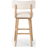 Cardell Swivel Bar Stool, Natural-Furniture - Dining-High Fashion Home