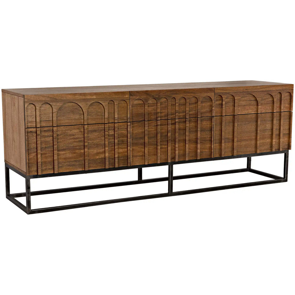 Casanova Sideboard, Dark Walnut-High Fashion Home